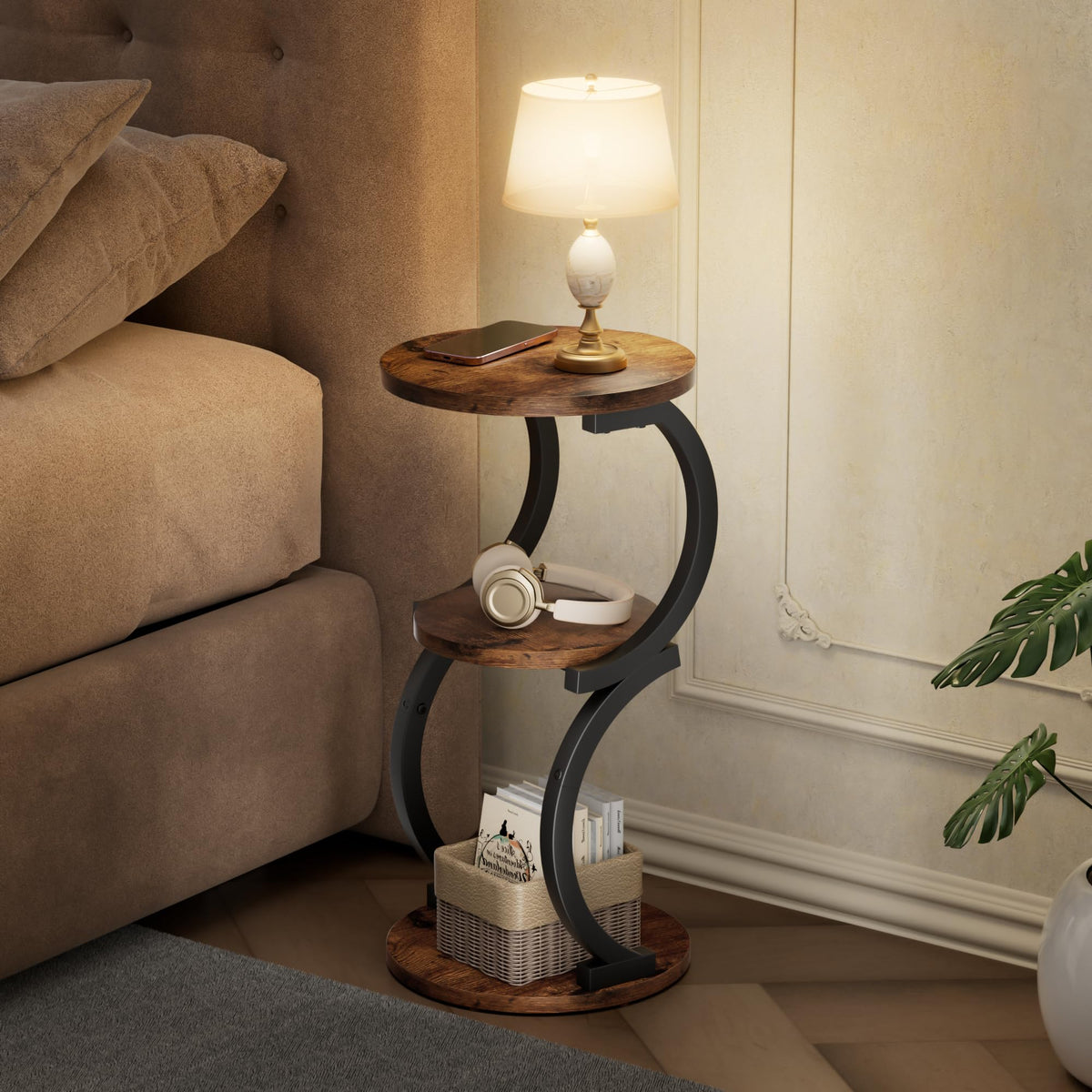 3-Tier Round Side Table X550