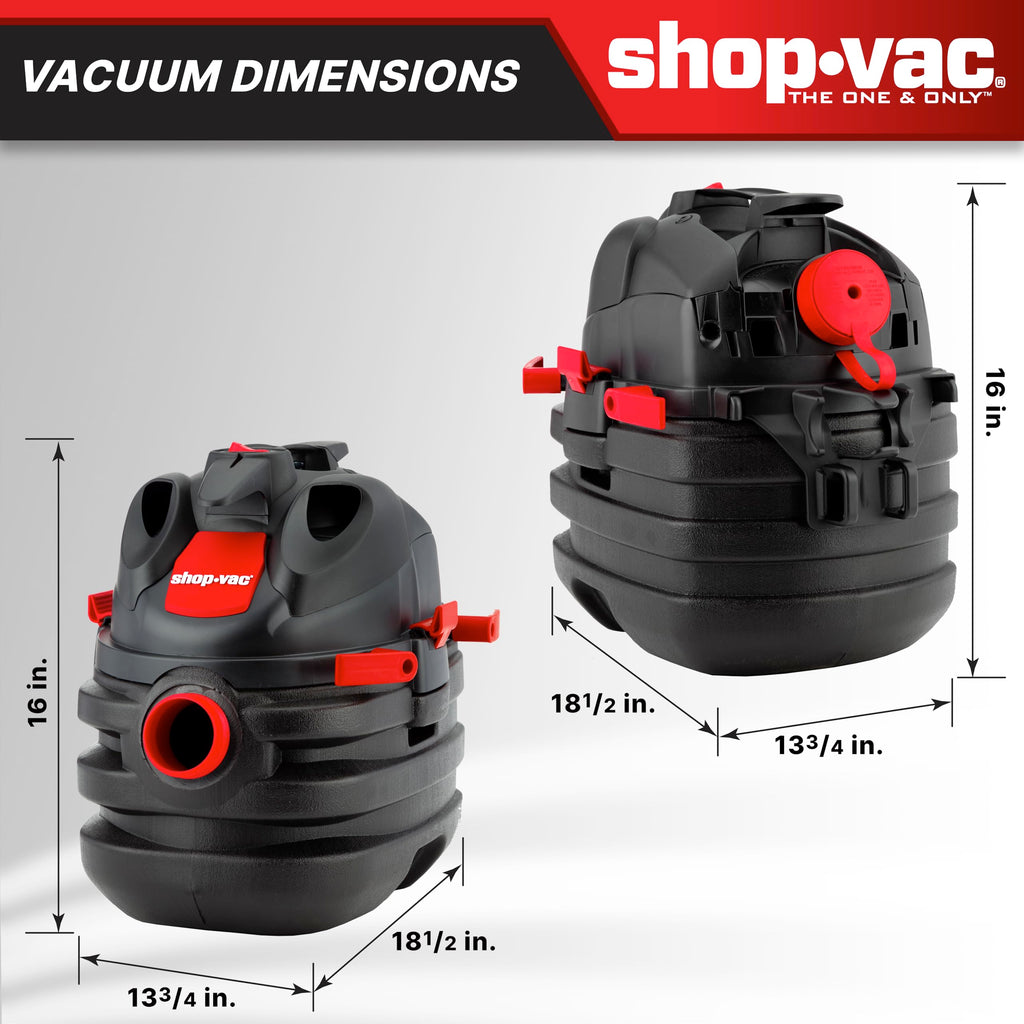 5 Gallon 6.0 Peak HP Portable Wet/Dry Vacuum Z720768