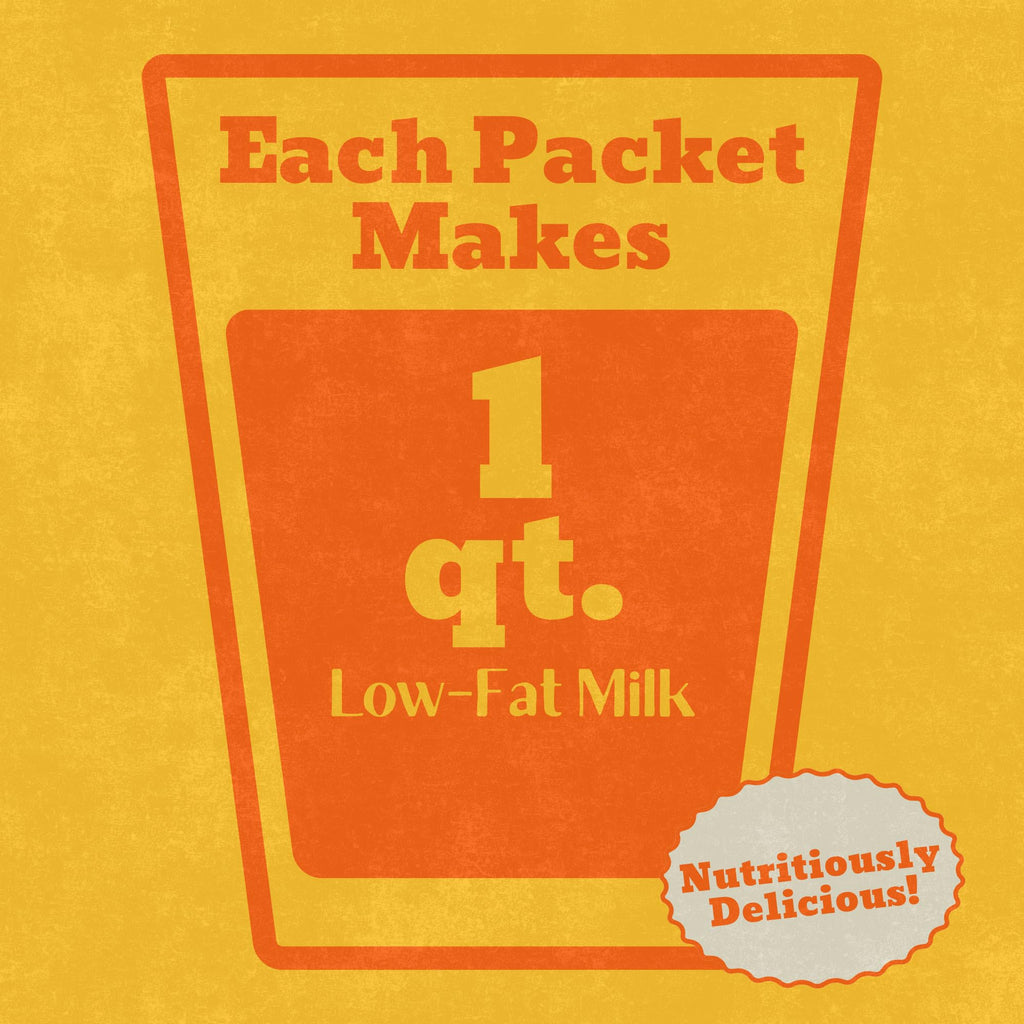 Low-Fat Instant Dry Milk Powder Packets 18 Pack Q2143