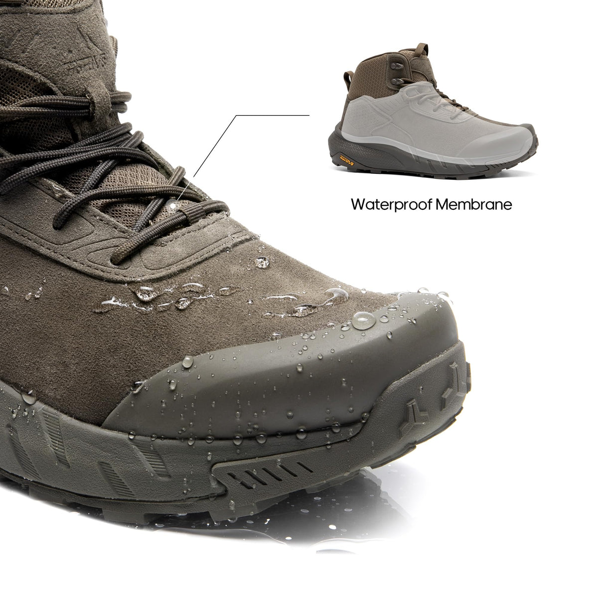 Waterproof Military Tactical Work Boots I75838