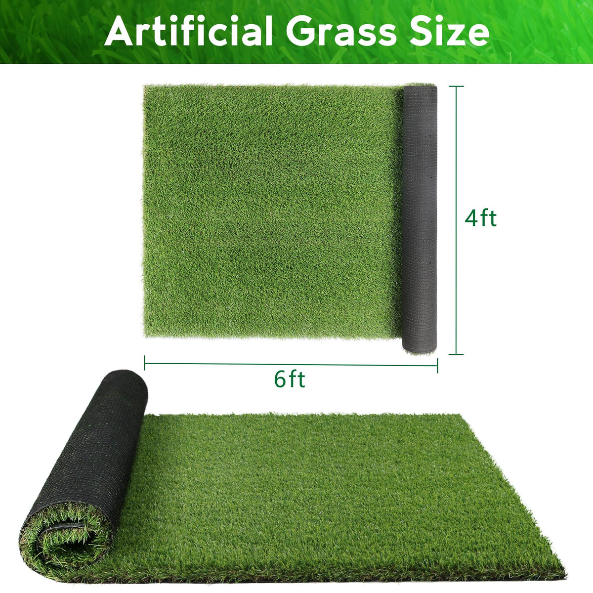 Large Artificial Grass Pad for Dogs Potty, 4 FT X 6 FT Z601