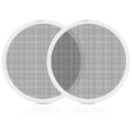 White 2PCS RV Vent Screen Roof Fan Frame Parts S246681