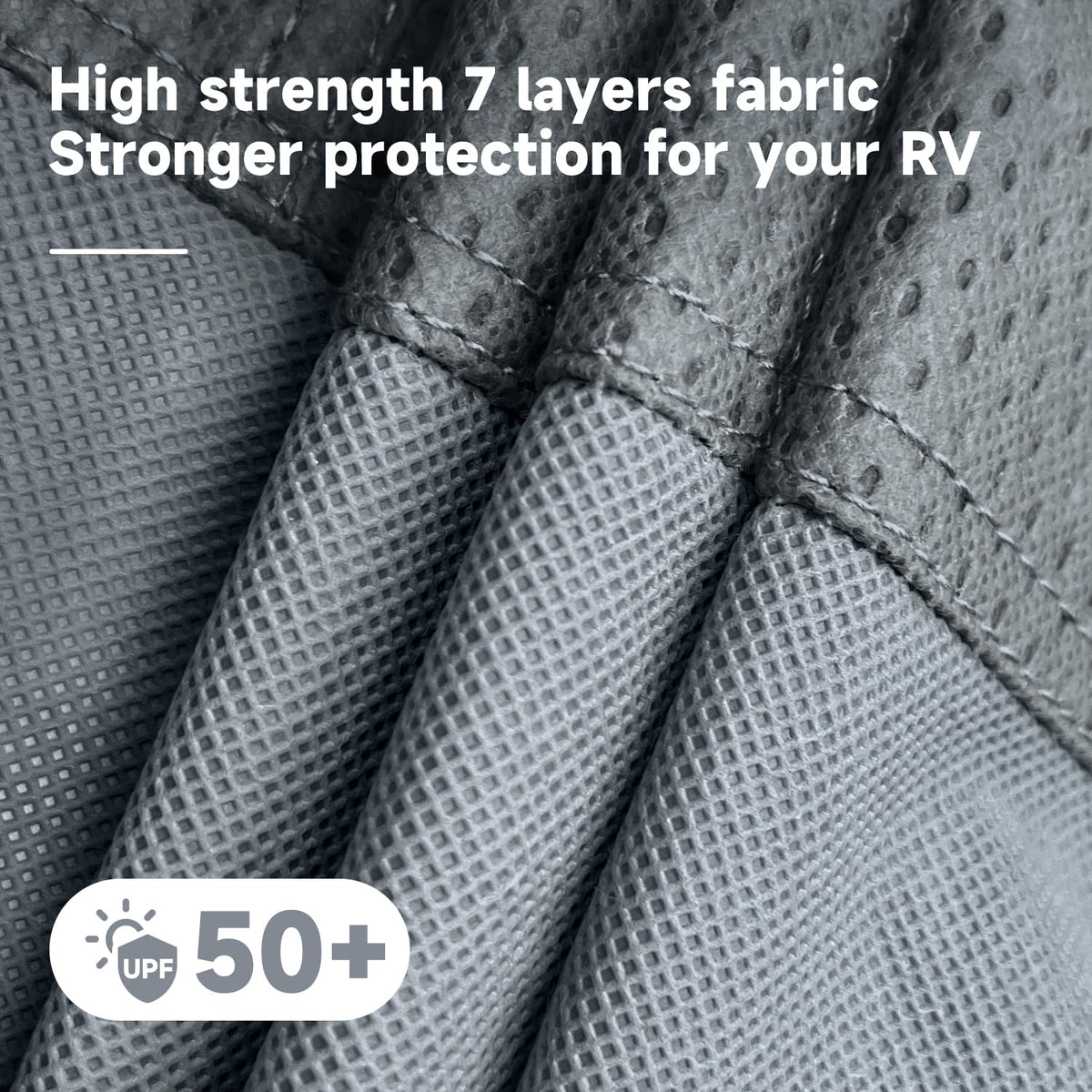Class A RV Cover 7 Layers 34'-37' Windproof Waterproof A6382