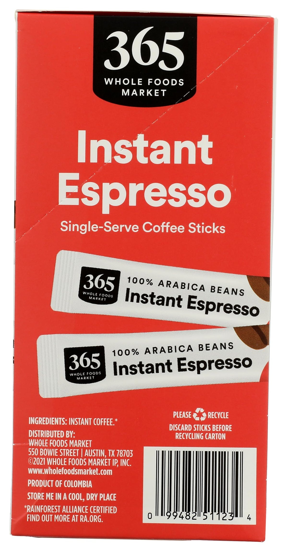 Dark Roast Instant Espresso Coffee Sticks J81401