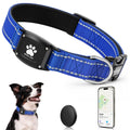 GPS Dog Collar with Tracker, Waterproof, Blue, L Z72867