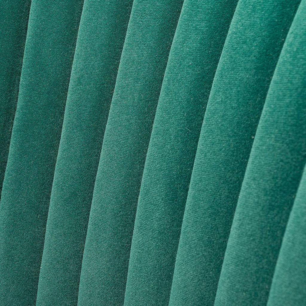 Velvet Accent Chair Set of 2 Emerald Green Wingback Armless Slipper Chair T118764