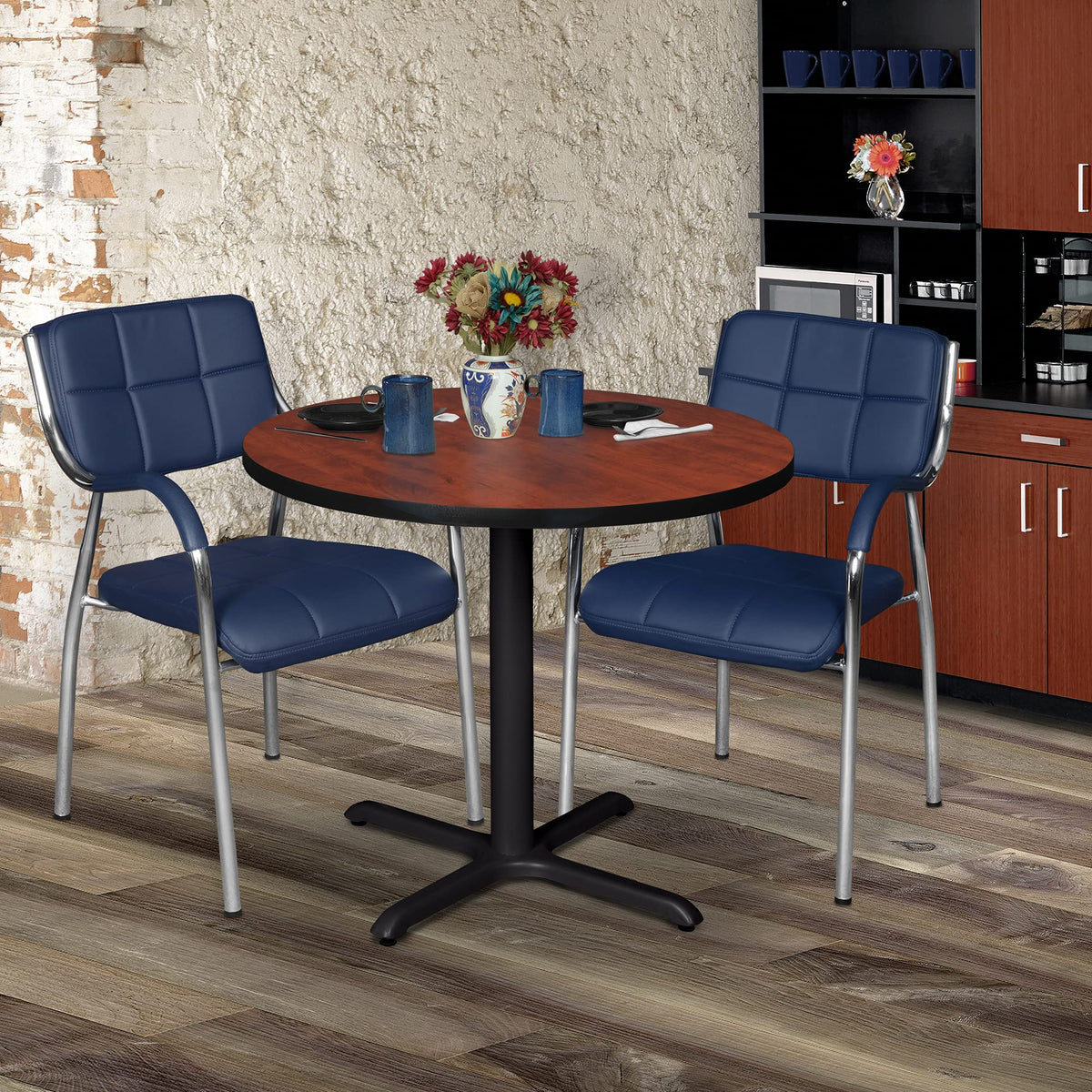 Round X-Base Breakroom Table N494