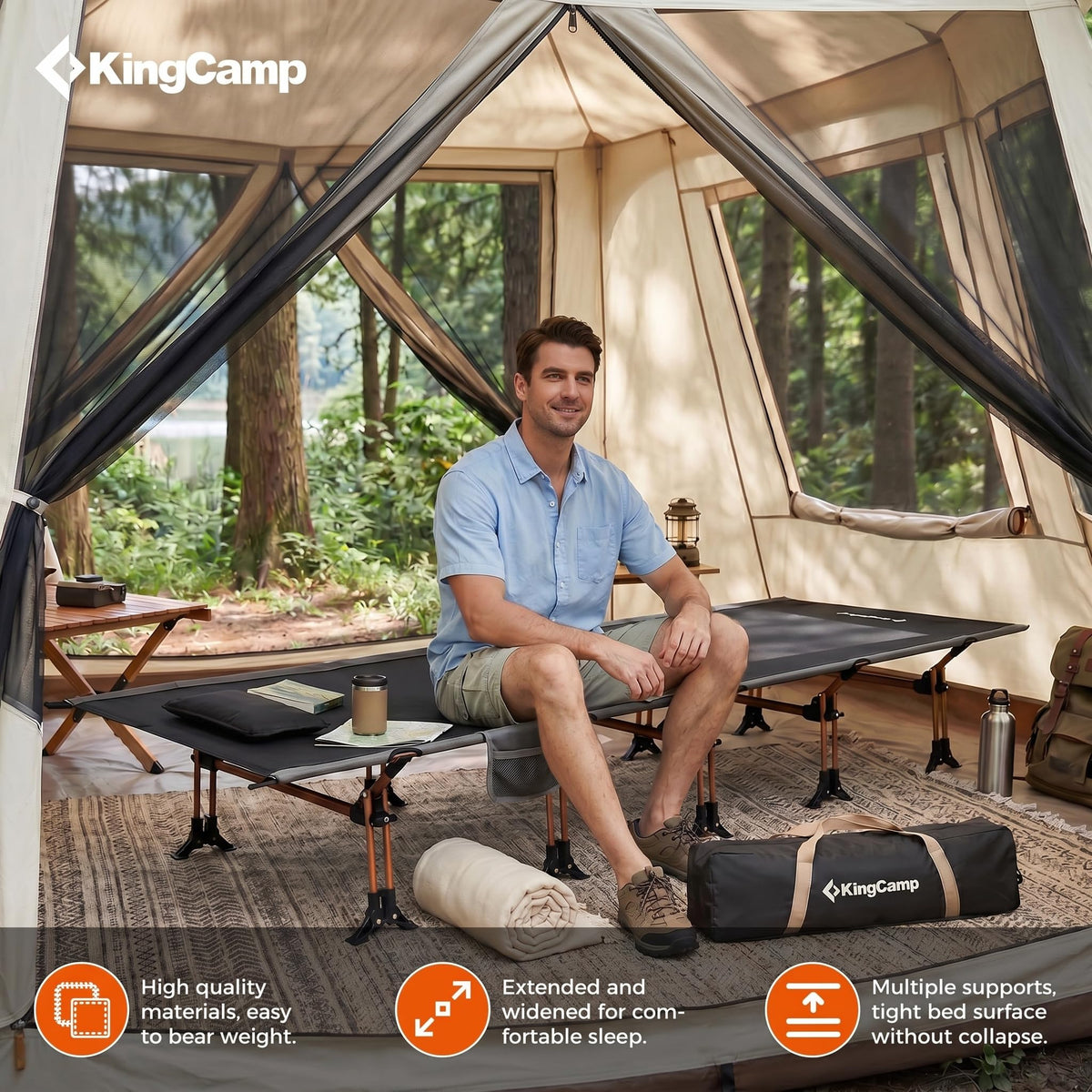 Lightweight Camping Cot U59328