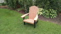 Poly Fanback Adirondack Chair with Black Frame L6632