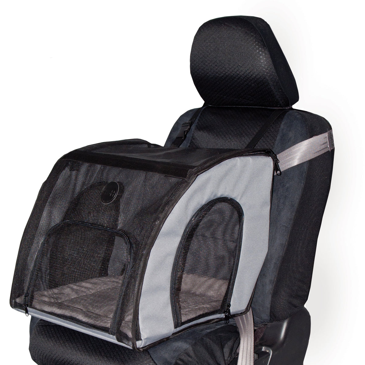 Dog Car Seat, Medium, Gray/Black M544278